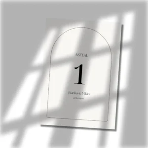 Esküvői asztalszámok